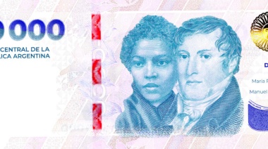 El Banco Central puso en circulación los billetes de $10.000