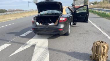 Detuvieron en Junín a un taxista rosarino con más de 26 kilos de cocaína en su auto