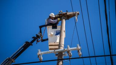 EDEN realizó obras en el servicio eléctrico del barrio Prado Español