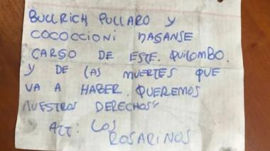 Cinco autos incendiados y amenazas a Bullrich y Pullaro