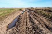 Caminos rurales, otra vez en la mira de los chacareros locales