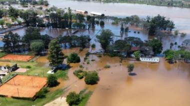 Cientos de evacuados por las inundaciones en Concordia