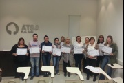 ATSA entrega certificados de cursos de capacitación