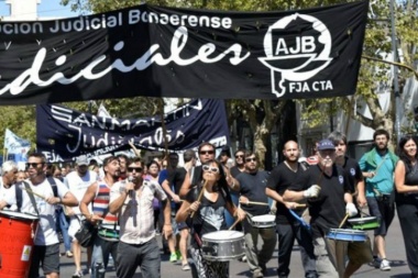 La Asociación Judicial Bonaerense va al paro con movilización por paritarias