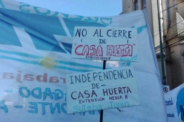 Cierre de Casahuerta  potencia la tensión  entre los docentes y  Cambiemos