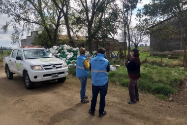 Hallaron envases de agroquímicos próximo a una escuela de Alem