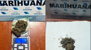 Dos sujetos fueron detenidos con marihuana en su poder