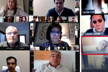 Insólito: un intendente se durmió en un zoom con Patricia Bullrich