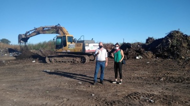 Trabajos para el reordenamiento total del basural en Juan José Paso