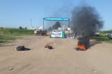 Recicladores cortaron el ingreso al relleno sanitario