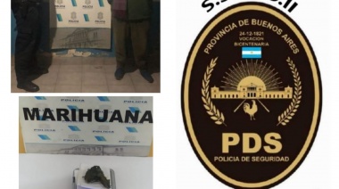 Secuestran 10,22 gramos de marihuana en un operativo