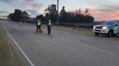 Amplio despliegue de las fuerzas policiales en Leandro N. Alem