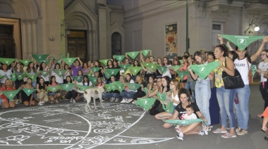 Senado: En la Plaza y a favor de la aprobación de la Ley de aborto