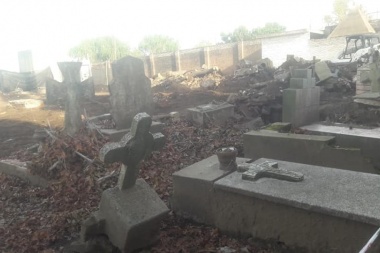 Dolor e indignación por las obras en el cementerio del Oeste