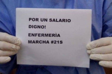 Enfermeros juninenses reclamarán el lunes en Junín por sus salarios