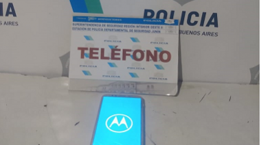 La policía logró recuperar un celular que había sido robado