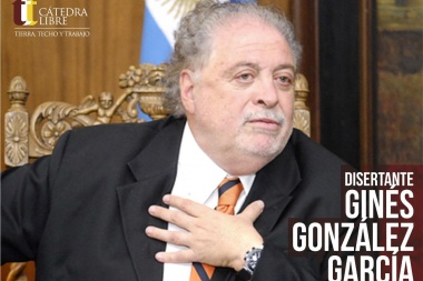 Ginés González García disertará en la UNNOBA
