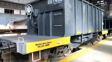Recuperan material ferroviario para Vaca Muerta en el Taller ferroviario de Junín