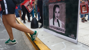 Marcha en Rojas, a un año del femicidio de Úrsula Bahillo
