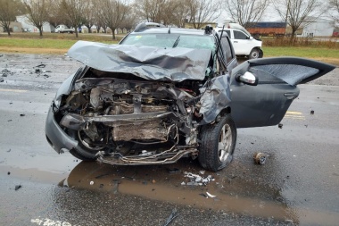 Un juninense con heridas tras un accidente automovilístico en Carlos Casares