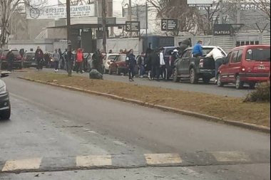 La barra de Quilmes despidió  con una caravana al ladrón asesinado por el jubilado