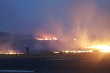 El peligro de los incendios de pastizales en Junín