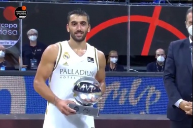 Con Campazzo como MVP, Real Madrid se consagró campeón de la Supercopa de España