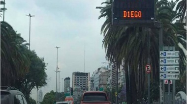"Nos deja pero no se va. El Diego es eterno"