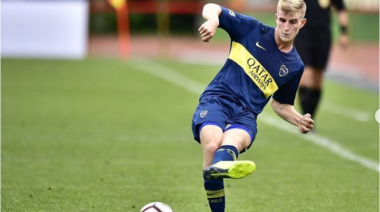 Nicolás Valentini firmó su primer contrato profesional con Boca
