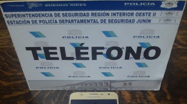 Recuperaron un teléfono celular que había sido robado