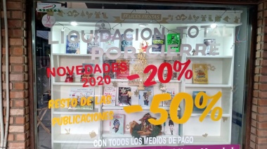 Otro negocio menos en Junín: cierra la Libroteca