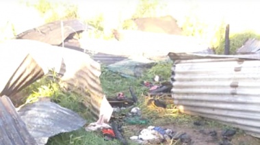 Aprehendieron a un sujeto, acusado de haber incendiado una precaria vivienda