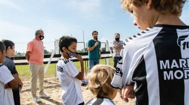 Moreno inauguró su campo de entrenamiento