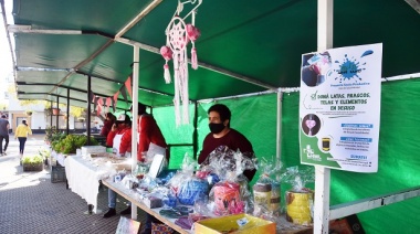 “Arte Sano” sumó su proyecto socio productivo a la Feria Sustentable 