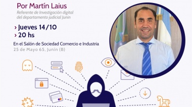Investigaciones penales: charla abierta sobre ciberdelitos en Junín