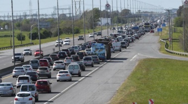 Intenso tránsito en la ruta 2 hacia la Costa Atlántica bonaerense