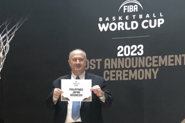 Argentina y Uruguay no serán sede del Mundial de básquet en 2023