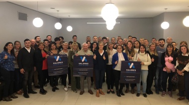 Dirigentes locales en encuentro provincial de “Valores”