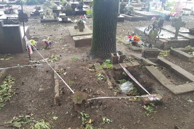 Documento fotográfico: el  Cementerio del Oeste sufre un  alarmante estado de abandono