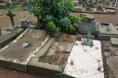 Documento fotográfico: el  Cementerio del Oeste sufre un  alarmante estado de abandono