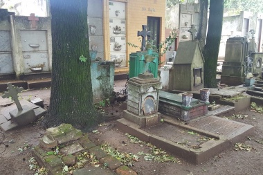 Documento fotográfico: el  Cementerio del Oeste sufre un  alarmante estado de abandono