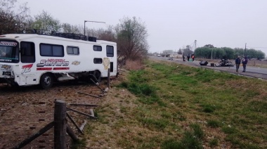 Un triple choque en ruta 7 dejó el saldo de una persona fallecida