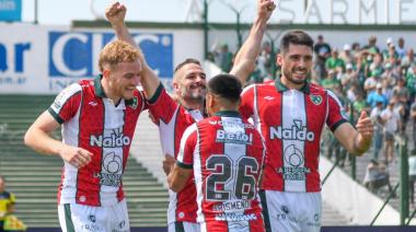 Gran victoria del Verde ante Arsenal en el Eva Perón
