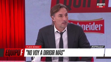 El 'Flaco' Schiavi anunció que deja de ser entrenador