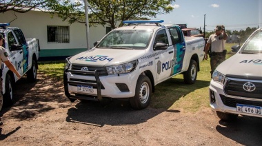 Se entregaron las nuevas unidades para el Comando de Prevención Rural