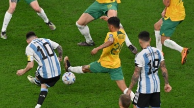 ¡Argentina le ganó a Australia y se metió en cuartos!