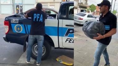 Allanan un comercio de ropa deportiva trucha