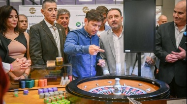 Kicillof inauguró la temporada de casino en Mar del Plata