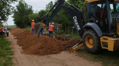 Inician obras de desagües cloacales en Baigorrita