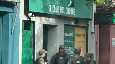 Gendarmería allanó el 'Club del Cheque' en Junín